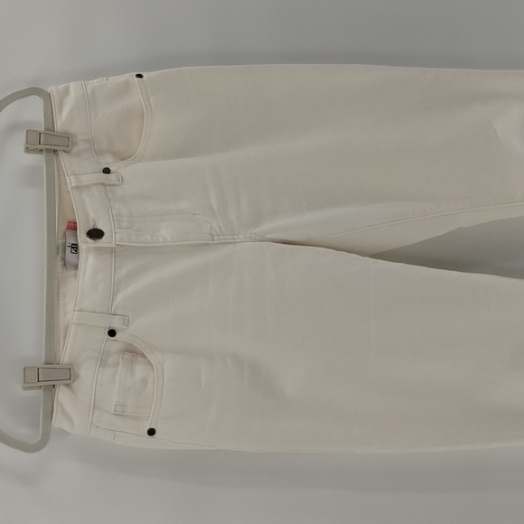 CAbi ivory white jeans style 6072 100% boyfriend size 6 cabi - Picture 4 of 12